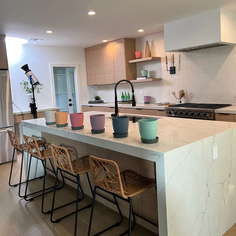 ইকো গার্ডেনিং প্লাস্টিকের ফুলের পাত্র